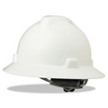 Hard Hats | MSA 475369 V-Gard Slotted Full-Brim Hat with Fas-Trac III Suspension - White image number 2
