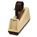 Office Jansan | Scotch C-25 3 in. Core Heavy-Duty Weighted Desktop Plastic Tape Dispenser - Putty/Brown image number 3