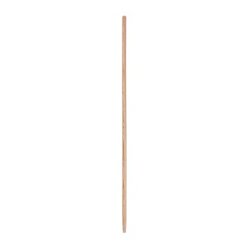 Boardwalk 1-1/8 in. x 54 in. Tapered End Lacquered Hardwood Broom Handle - Natural