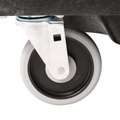 Trash Cans | Rubbermaid Commercial FG101300BLA 151 Gallon 1000 lbs. Capacity Plastic Structural Foam Tilt Truck - Black image number 3