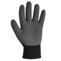 Work Gloves | Kimberly-Clark KCC 97271 KleenGuard G40 Multi-Purpose Latex Coated Gloves - Size 8, Black/Gray (12 Pairs/Pack) image number 1
