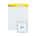 Office Jansan | Post-it Easel Pads Super Sticky 560 25 in. x 30 in. Quadrille Self Stick Easel Pads - White (2/Carton) image number 4