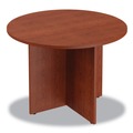 Office Desks & Workstations | Alera ALEVA7142MC 42 in. x 29.5 in. Valencia Round Conference Table with Legs - Medium Cherry image number 0