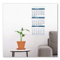 Calendars & Planners | House of Doolittle 3640 14-Month: Dec 2025 to Jan 2027 12.25 in. x 26 in. Vertical Orientation Recycled Three-Month Format Wall Calendar - White Sheets image number 3