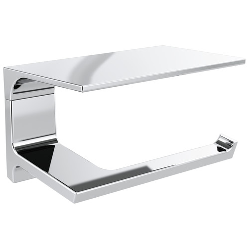 Bath Accessories | Delta 79956 Pivotal Tissue Holder with Shelf - Chrome image number 0
