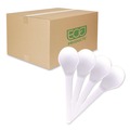Cutlery | Eco-Products EP-S014 Plantware Compostable Heavyweight Plastic Soup Spoon - White (1000/Carton) image number 0