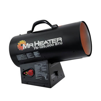 Mr. Heater MHQ125FAV 75,000 - 125,000 BTU Forced Air Propane Heater