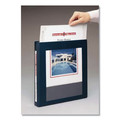 Office Jansan | Avery 68055 11 in. x 8.5 in. 1 in. Capacity 3 Rings Framed View Heavy-Duty Binders - Navy Blue image number 4