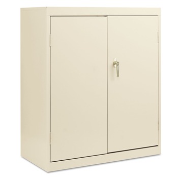 Alera CME4218PY 36 in. x 18 in. x 42 in. Standard Assembled Storage Cabinet - Putty