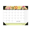 Calendars & Planners | House of Doolittle 149 22 in. x 17 in. 12-Month Jan-Dec 2026 Recycled Desk Pad Calendar - Geometric Artwork/White Sheets/Black Binding/Corners image number 0