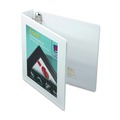 Office Jansan | Avery 68060 11 in. x 8.5 in. 1.5 in. Capacity 3 Rings Framed View Heavy-Duty Binders - White image number 3