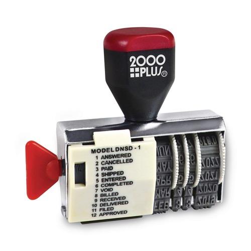 Bulk Savings Pricing 2 | COSCO 2000PLUS 010180 1.5 x 0.13 Five-Year 12 Phrases Dial-N-Stamp image number 0