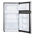 Avanti RA31B3S Counter-Height 3.1 cu.-ft. Two-Door Refrigerator/Freezer - Black/Stainless Steel image number 4