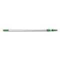 Cleaning & Janitorial Supplies | Unger EZ400 13 ft. Two Sections Opti-Loc Extension Pole - Green/Silver image number 2