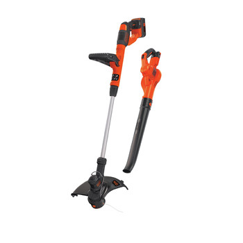 Factory Reconditioned Black & Decker 40V MAX Lithium-Ion Cordless String Trimmer/Edger and Sweeper Combo Kit (2 Ah)