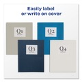 Office Jansan | Avery 47990 40 Sheet Capacity 11 in. x 8.5 in. Two-Pocket Folder - Gray (25/Box) image number 6