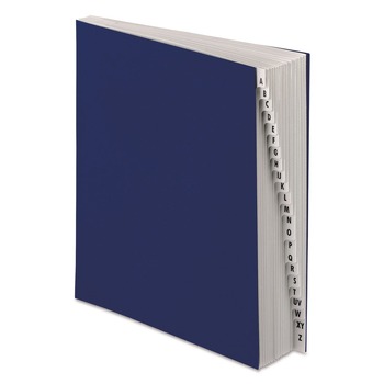 Pendaflex 20 Dividers Alpha Index Letter Size Expanding Desk File - Dark Blue Cover