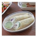 Bowls and Plates | World Centric BO-SC-UBB-LFP 32 oz 9.7 x 5.3 x 1.6 Fiber Paper Burrito Bowls - Natural (300/Carton) image number 2
