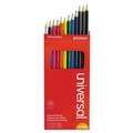 Office Jansan | Universal UNV55324 Woodcase 3 mm Colored Pencils - Assorted Colors (24/Pack) image number 3