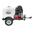 Simpson 95006 Trailer 4000 PSI 4.0 GPM Hot Water Mobile Washing System Powered by VANGUARD image number 1