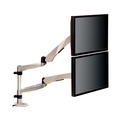  | 3M MA265S 360 deg Rotation, plus90/-15 deg Tilt, 360 deg Pan Easy-Adjust Desk Dual Arm Mount for 27 in. Monitors - Silver image number 3