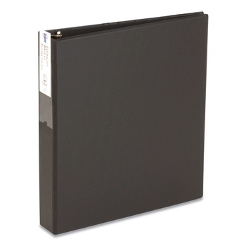 Avery 1.5 in. Capacity 11 x 8.5 Economy Non-View Binder with 3 Round Rings - Black