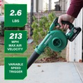 Handheld Blowers | Metabo HPT RB18DCQ4M 18V MultiVolt Lithium-Ion Cordless Compact Blower (Tool Only) image number 2