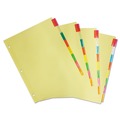 Mothers Day Sale! Save an Extra 10% off your order | Universal UNV20840 11 in. x 8.5 in. Insertable Tab Index with 8 Assorted Tabs - Buff (24/Box) image number 0