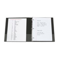 Office Jansan | Avery 05730 11 in. x 8.5 in. 3 Rings 2 in. Capacity Economy View Binder with Round Rings - Black image number 3