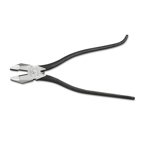 Pliers | Klein Tools 201-7CST Ironworkers Work Pliers, 8 3/4 in Length, 5/8 in Cut, Plain Hook Bend Handle image number 0