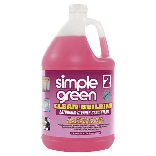 All-Purpose Cleaners | Simple Green 1210000211101 1 gal. Unscented Clean Building Bathroom Cleaner Concentrate image number 0