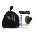 Bulk Savings Pricing 2 | Heritage K1475QK 57 in. x 75 in. 2 mil. 96-Gallon Linear Low-Density Can Liners - Black (50/Carton) image number 0