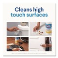 Cleaning & Janitorial Supplies | Clorox 01628 7 in. x 7.75 in. 1-Ply Bleach Free Disinfecting Cleaning Wipes - Crisp Lemon White (6/Carton) image number 5
