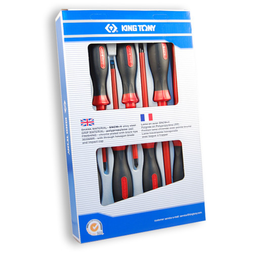 Screwdrivers | King Tony 30617MR 7-Piece Phillips Insulated Screwdriver Set image number 0