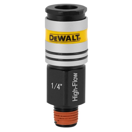 Air Tool Adaptors | Dewalt DXCM036-0213 High Flow Male Coupler image number 0