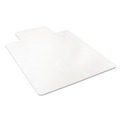 Office Chair Mats | Deflecto CM11112 EconoMat 36 in. x 48 in. Occasional Use Lipped Chair Mat for Low Pile Carpet - Clear image number 2