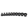 Sockets | Sunex HD 3363 10-Piece 3/8 in. Drive SAE Low Profile Impact Socket Set with Hex Shank image number 1