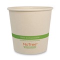 Labor Day Sale! Save $30 off $199! | World Centric BO-SU-24 No Tree 4.4 in. Diameter x 4.5 in. h Sugarcane Paper Bowls - Natural (500/Carton) image number 0