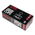 Office Jansan | ACCO A7072050B Medium Binder Clips - Black/Silver (1-Dozen) image number 1