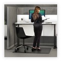 Cleaning & Janitorial Supplies | Deflecto CM24442FBLKSS 60 in. x 46 in. Ergonomic Sit Stand Mat - Black image number 1