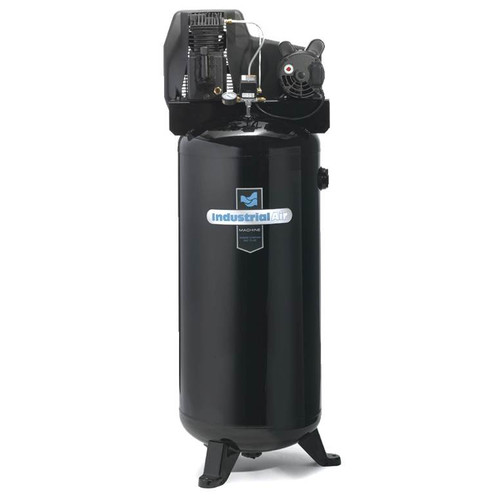 Stationary Air Compressors | Industrial Air ILA3606056 3.7 HP 60 Gallon Oil-Lube Vertical Stationary Air Compressor image number 0