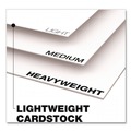 Office Jansan | Springhill 016000 67 lbs. Bristol Weight 8.5 in. x 11 in. Digital Vellum Bristol White Cover - Vellum White (250/Pack) image number 1