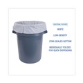 Bulk Savings Pricing 2 | Boardwalk H8046TWK 40 in. x 46 in. 45 gal. 0.9 mil Linear Low Density Industrial Can Liners - White (100/Carton) image number 6
