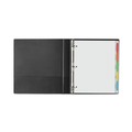 Office Jansan | Avery 16740 5-Tab 11 in. x 8.5 in. Easy View Plastic Dividers with Multicolored Tabs and Sheet Protector - Clear (1-Set) image number 2