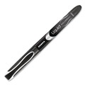Pens | Zebra 44410 Liquid Ink Extra-Fine 0.5 millimeter Stick Rollerball Pen - Black Ink/Black/Silver Barrel (1-Dozen) image number 3