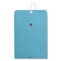 Envelopes & Mailers | Quality Park QUA63577 10 x 13 Colored Paper String and Button Interoffice Envelope - Blue (100/Box) image number 1