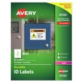 Office Jansan | Avery 61532 Durable 3.5 in. x 5 in. Permanent ID Labels with TrueBlock Technology - White (4/Sheet, 50-Sheet/Pack) image number 0