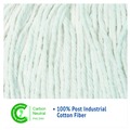 Cleaning & Janitorial Supplies | Boardwalk BWK2020CCT #20 Cut-End Cotton Wet Mop Head - White (12/Carton) image number 10