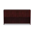  | Alera ALEVA286615MY 64.75 in. x 15 in. x 35.38 in. Valencia Series 4-Compartment Hutch with Doors - Mahogany image number 3