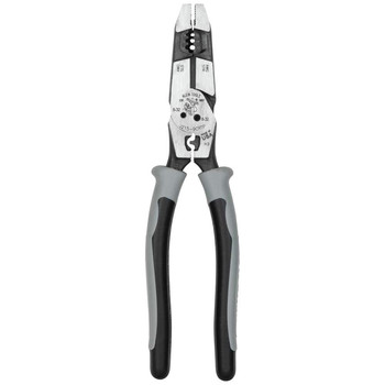 CUTTING PLIERS | Klein Tools J2159CRTP 9 in. Multi-Purpose Hybrid Pliers with Crimper